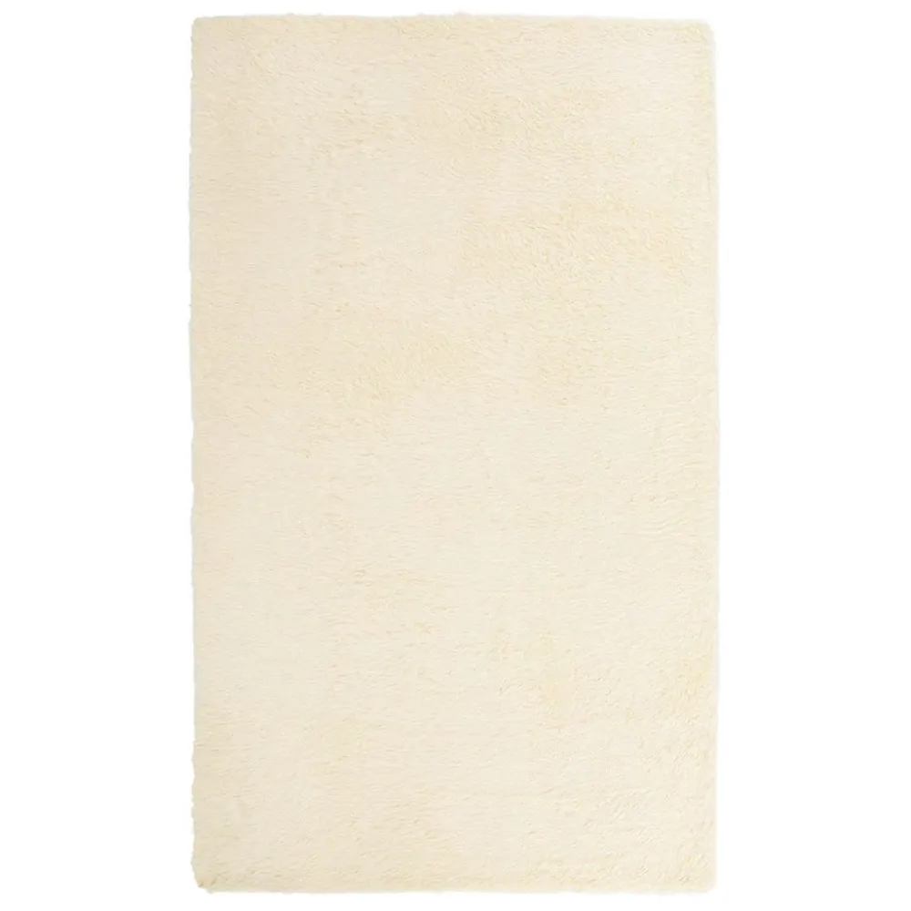 Tappeto Shaggy Pelo Durativo NAVARRA Crema 60x100 cm poliestere