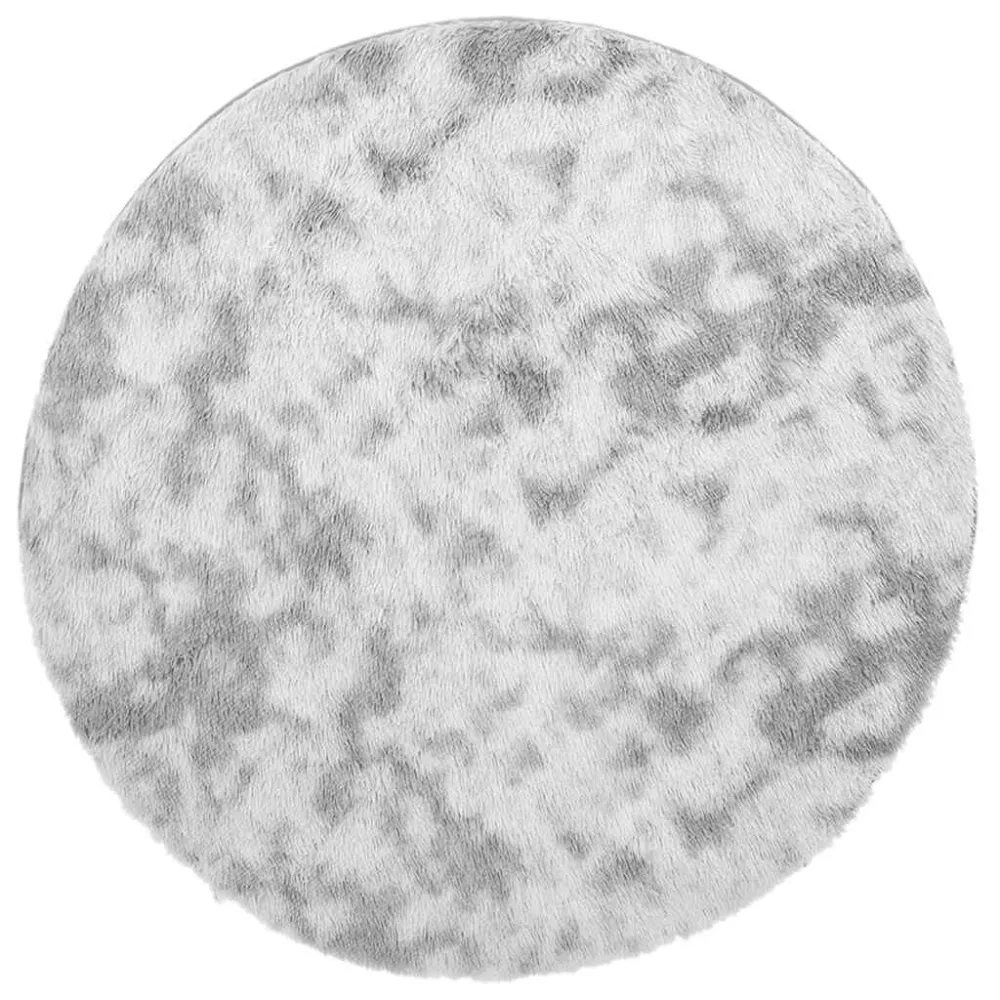 Tappeto Shaggy Pelo Durativo NAVARRA Grigio Argento 100x100cm