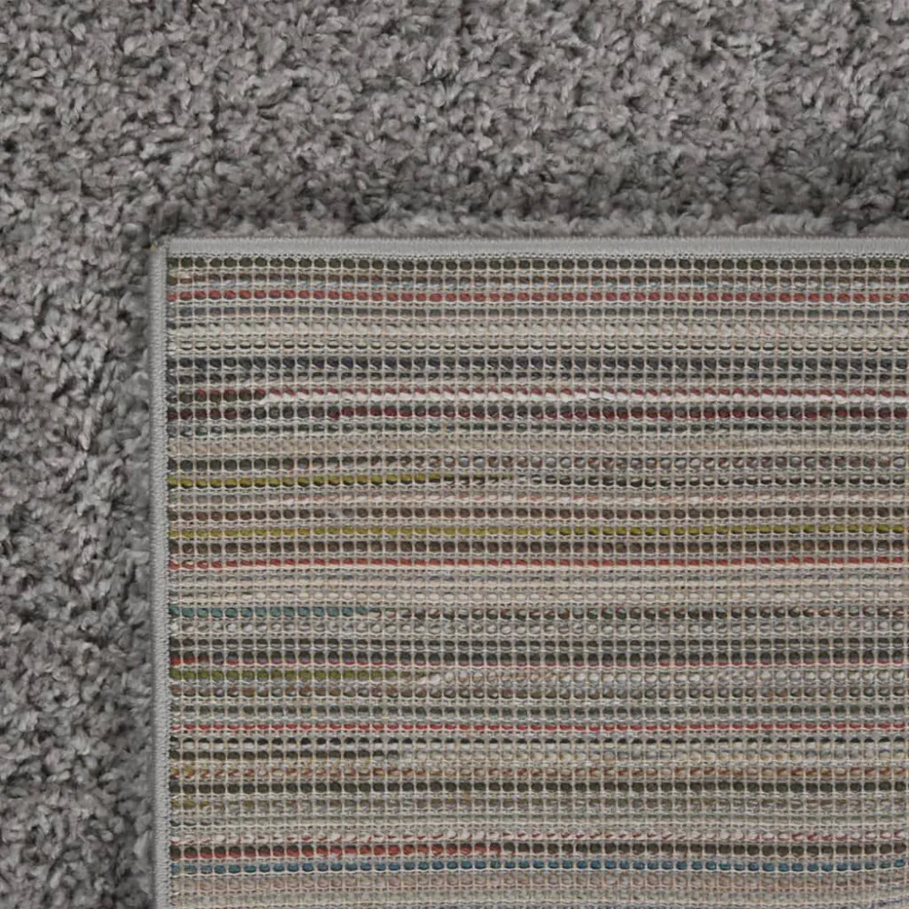 Tappeto Shaggy Pelo Elevato Grigio 120x170 cm