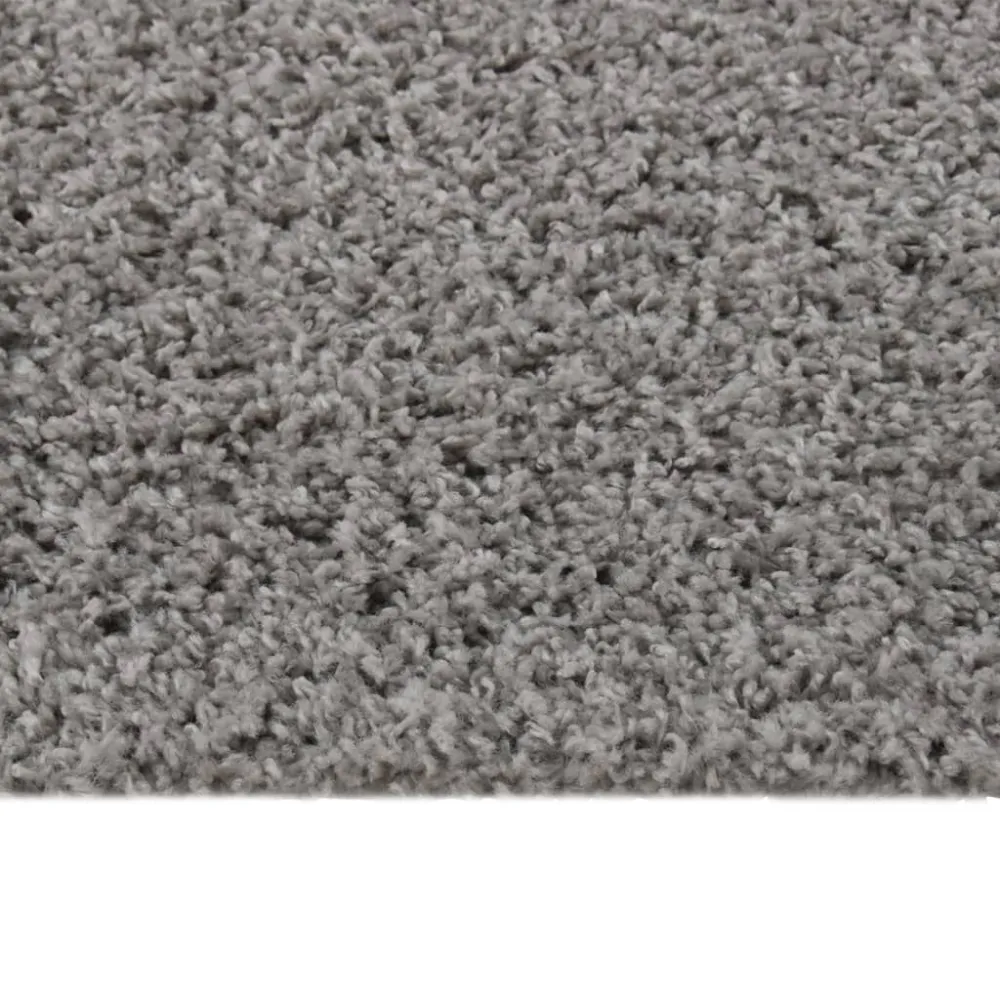 Tappeto Shaggy Pelo Elevato Grigio 120x170 cm