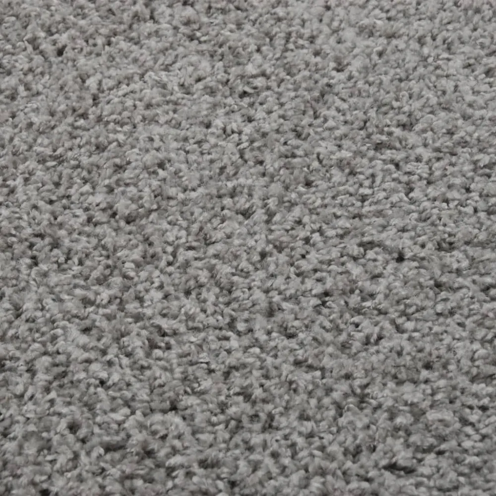 Tappeto Shaggy Pelo Elevato Grigio 120x170 cm