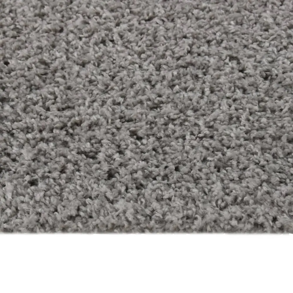 Tappeto Shaggy Pelo Elevato Grigio 120x170 cm