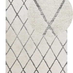 Tappeto shaggy pelo lungo nocciola e grigio 160x230cm PENDIK