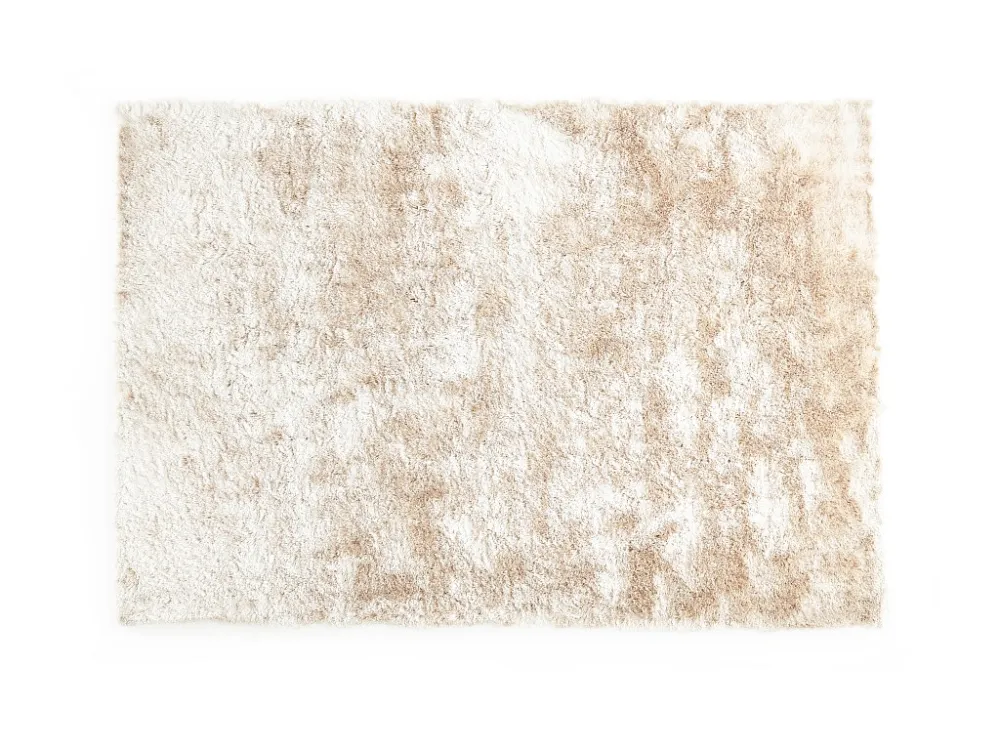 Tappeto shaggy pelo prolungato ultra morbido 200 x 290 cm Beige DOLCE
