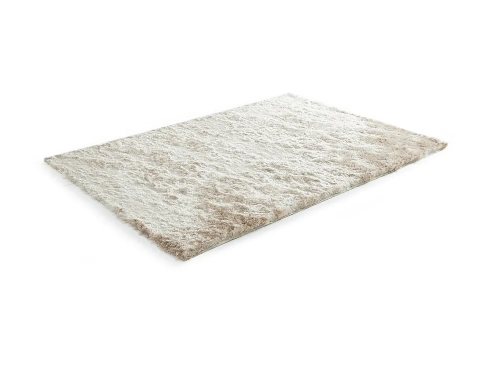 Tappeto shaggy pelo prolungato ultra morbido 200 x 290 cm Beige DOLCE