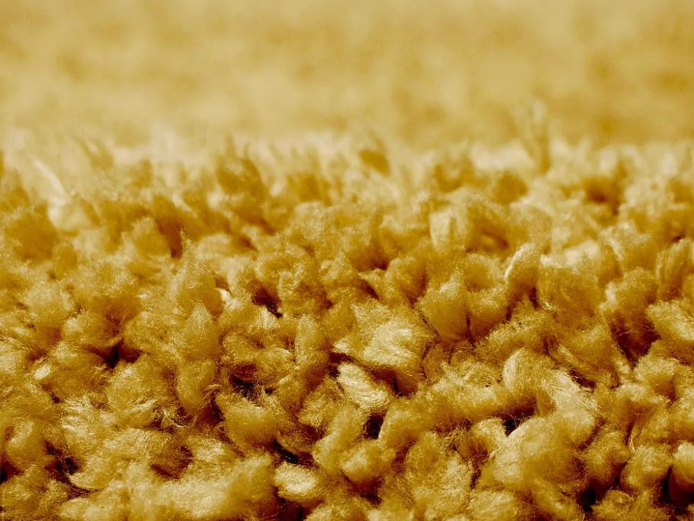 Tappeto Shaggy pelo vasto 160 x 230 cm Giallo senape MILINIO