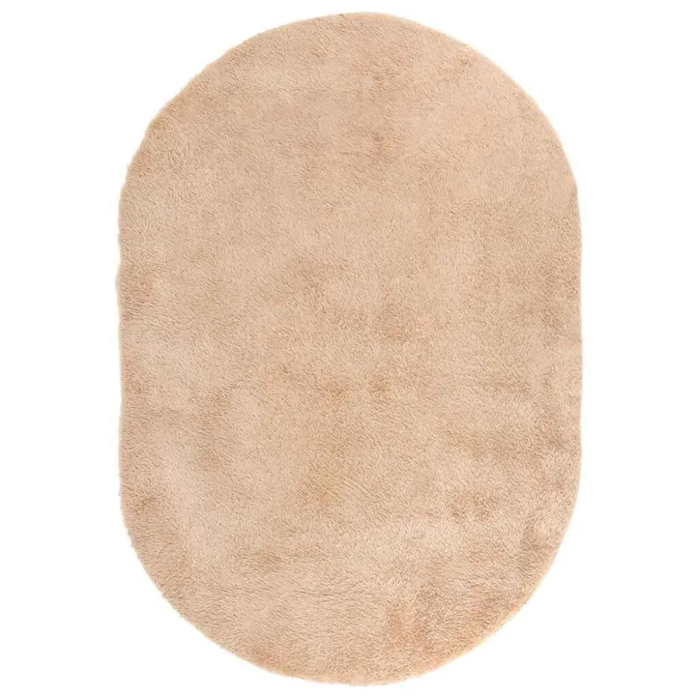 Tappeto Shaggy Pelo Vasto NAVARRA Beige 300x200 cm poliestere