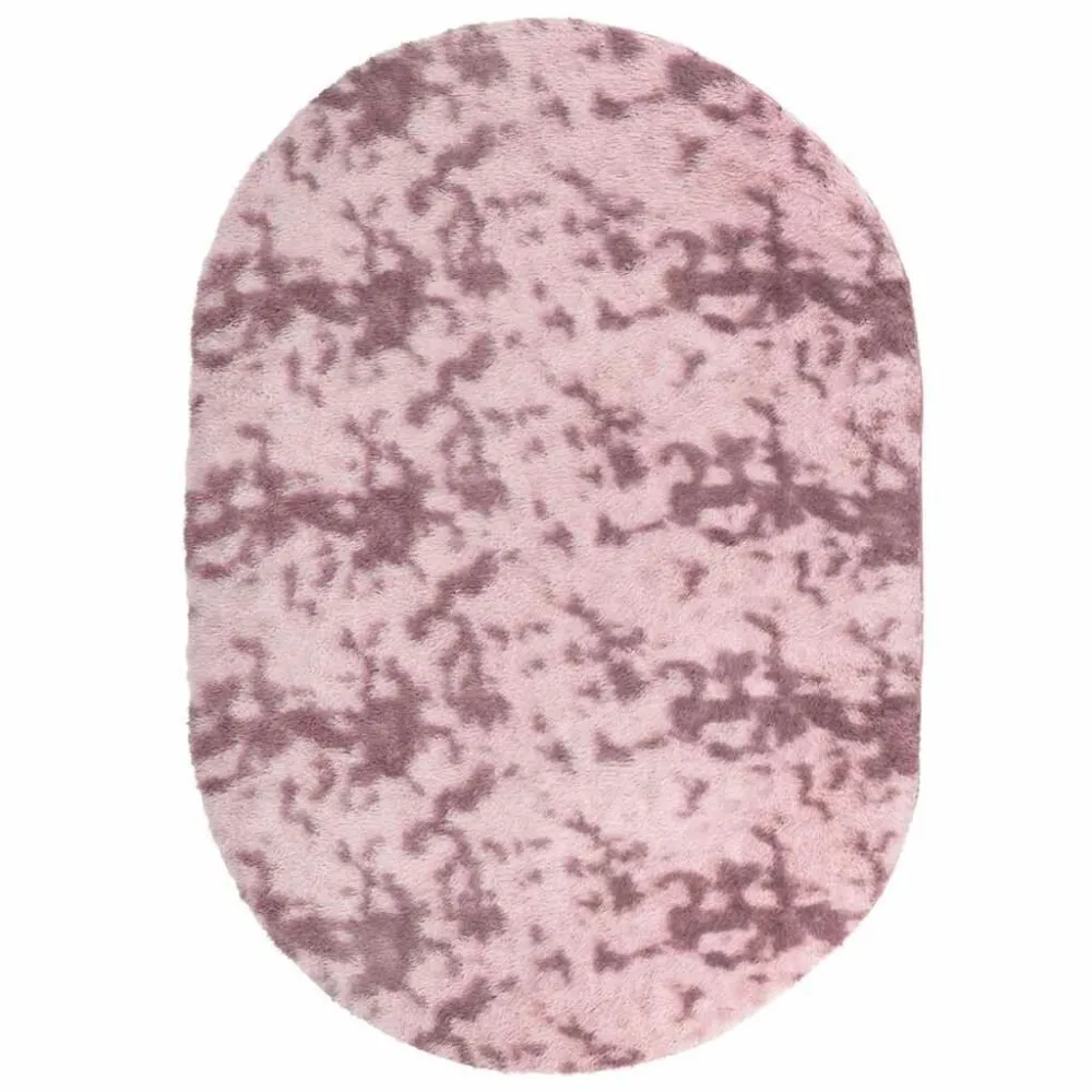 Tappeto Shaggy Pelo Vasto NAVARRA Rosa Antico 300x200 cm