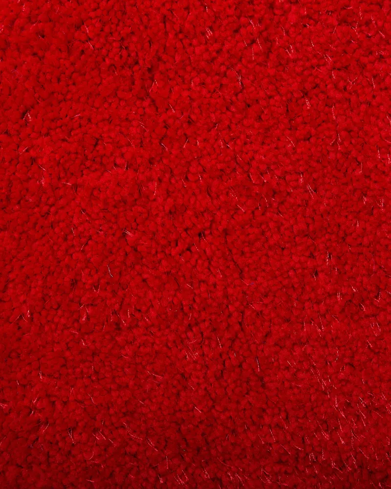 Tappeto shaggy rosso 140 x 200 cm DEMRE