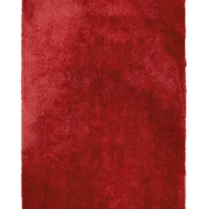 Tappeto shaggy rosso 140 x 200 cm EVREN
