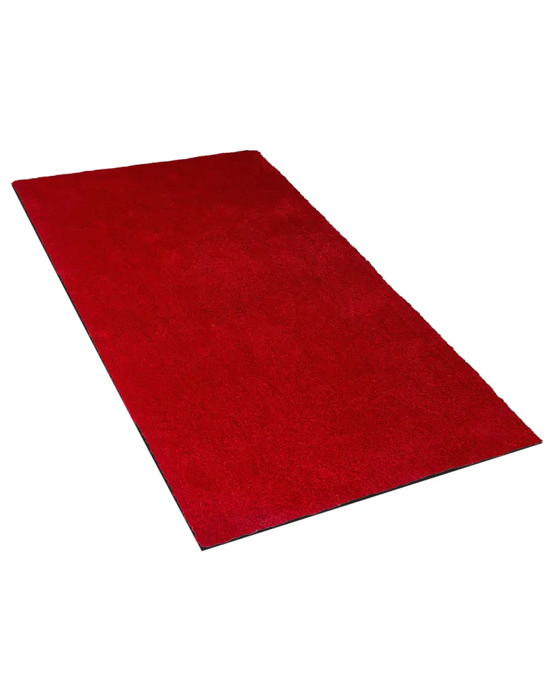 Tappeto shaggy rosso 80 x 150 cm DEMRE