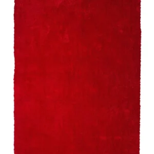Tappeto shaggy rosso 160x230 cm DEMRE