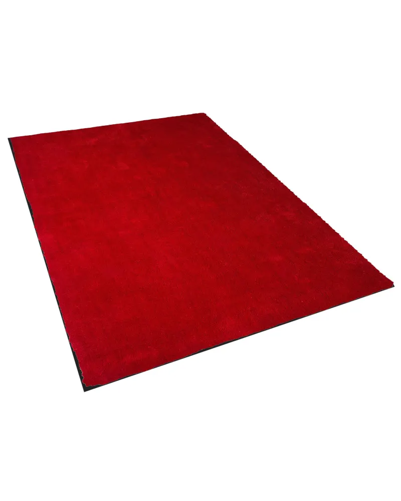 Tappeto shaggy rosso 160x230 cm DEMRE