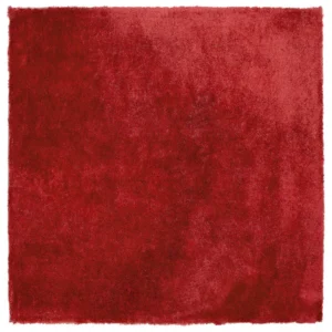 Tappeto shaggy rosso 200 x 200 cm EVREN