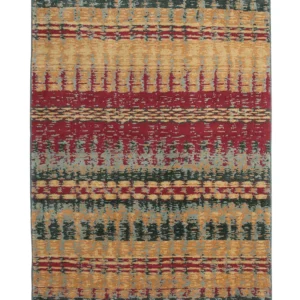 Tappeto tessuto pelo basso multicolore 140x200cm MARMARIS
