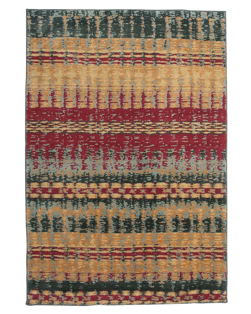 Tappeto tessuto pelo breve multicolore 140x200cm MARMARIS