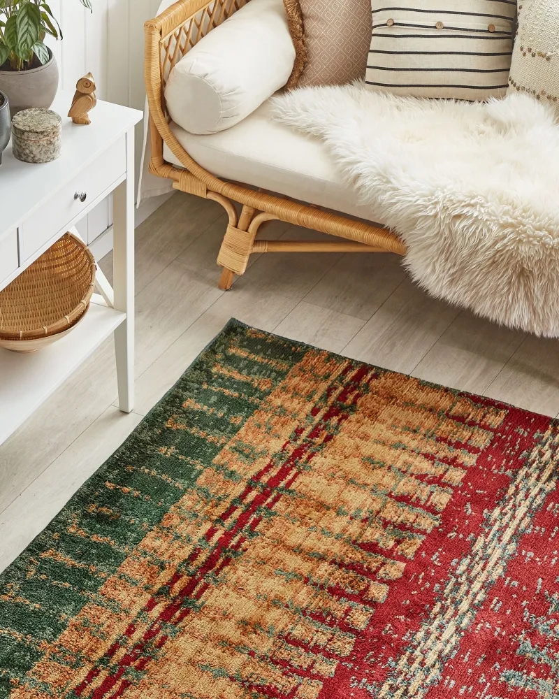 Tappeto tessuto pelo breve multicolore 160x230cm MARMARIS