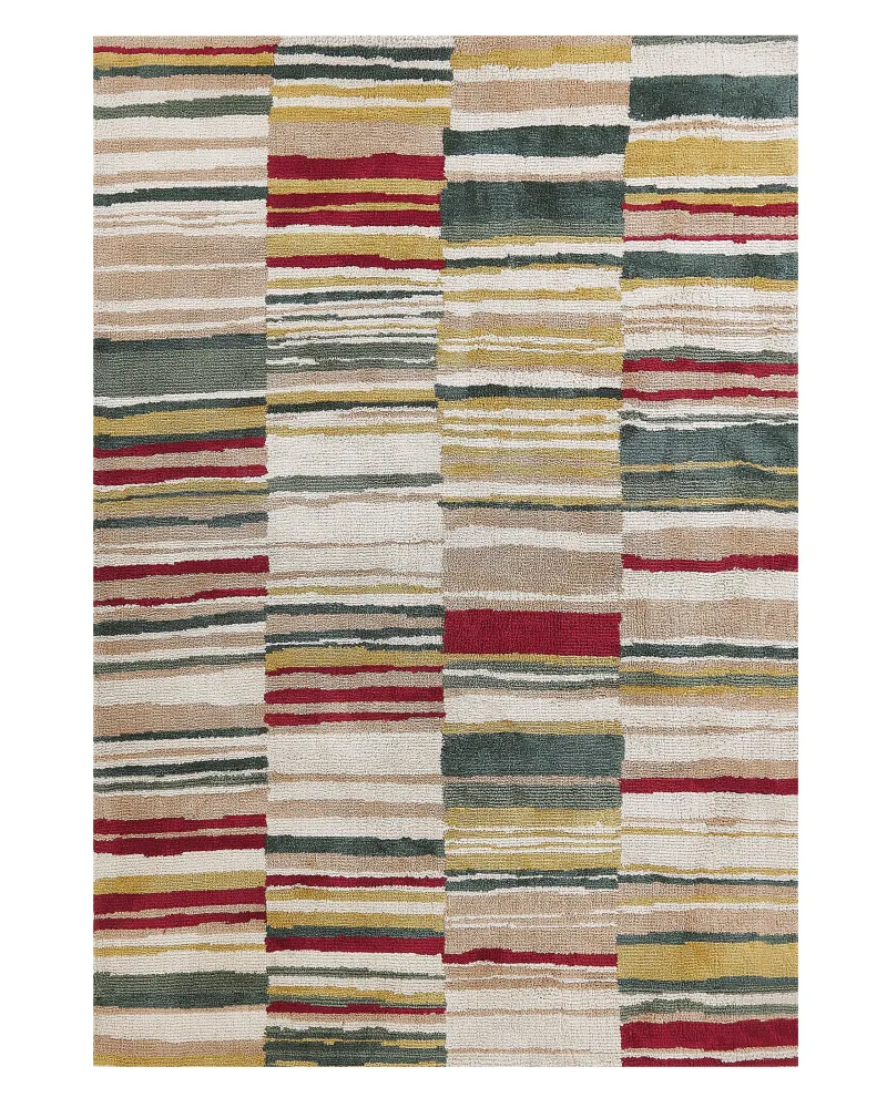 Tappeto tessuto pelo limitato multicolore 140x200cm FATSA