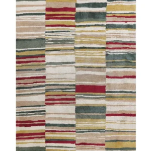 Tappeto tessuto pelo limitato multicolore 140x200cm FATSA