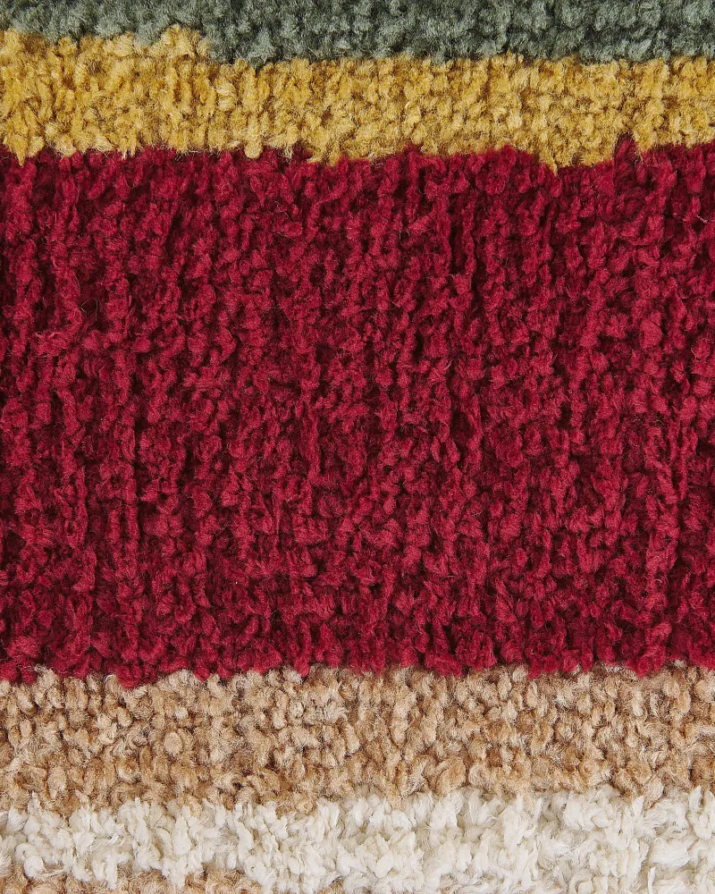 Tappeto tessuto pelo ridotto multicolore 140x200cm FATSA