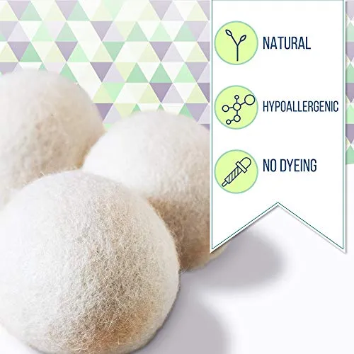 Valtepa Palline per Asciugatrice, Ammorbidente Naturale, Lana Premium,...