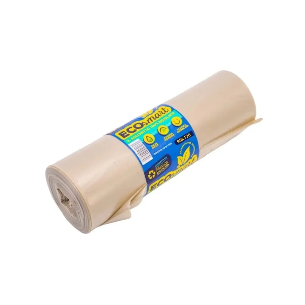 Sacchi Ambra Trasparenti 90x120 cm per Spazzatura : 80 buste Resistenti Ecologici e Convenienti RFD