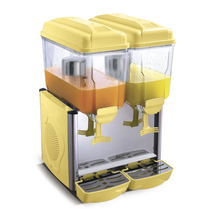 Dispenser di succo di Hendi 2x12 l raffreddato, 395W