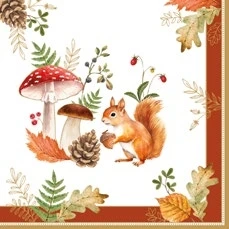 Confezione 20 tovaglioli carta 33x33 Autumn Breeze