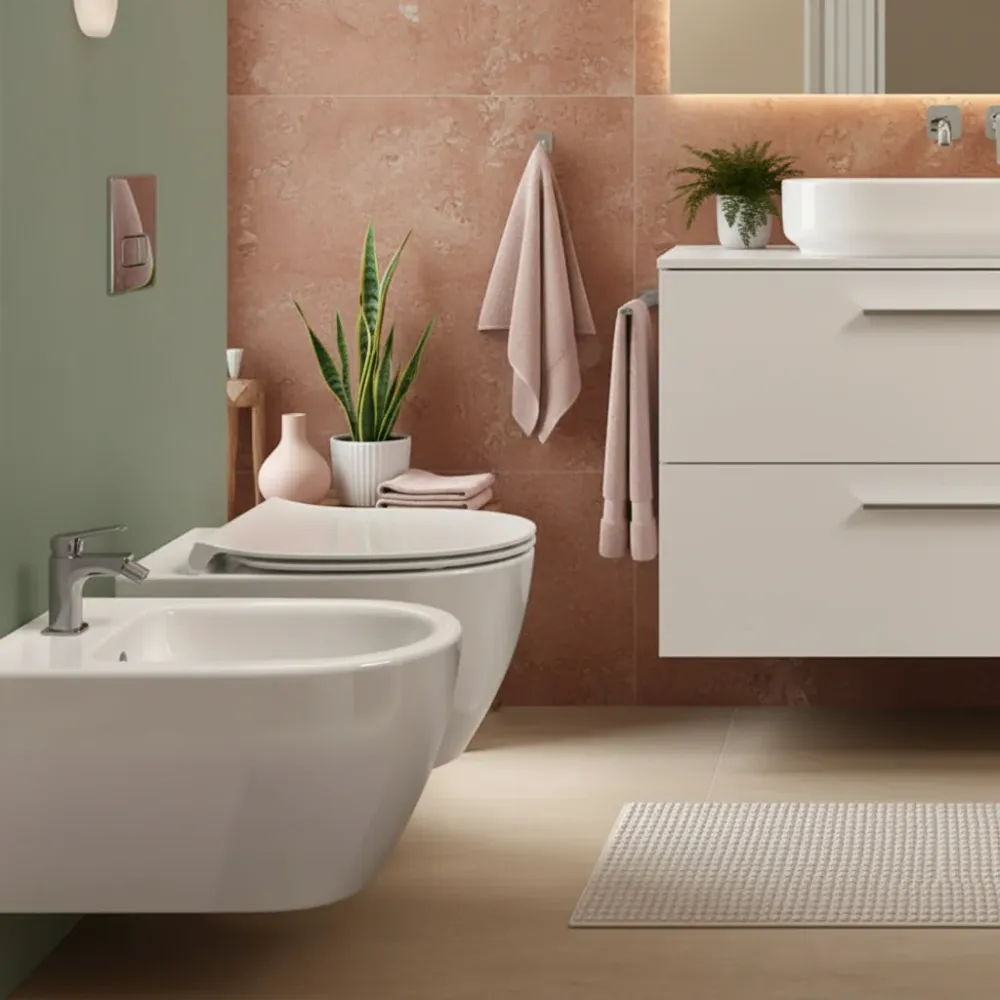 Sanitari Sospesi Ideal Standard I.LIFE O con scarico HydroTwist e sedile Normal Close