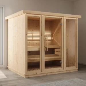 Ampia sauna interna