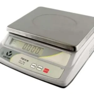 Visualizzazione della scala da banco m.LCD e. Batteria fino 15 kg divisione 1g 23x30cm