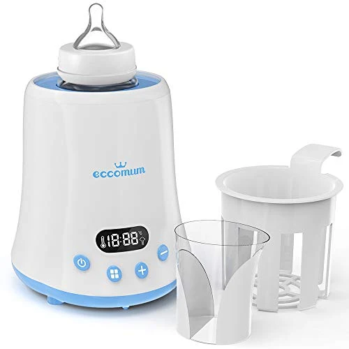 Scaldabiberon, Eccomum Scaldabiberon Portatile Casa con LCD Digitale 6 1,...