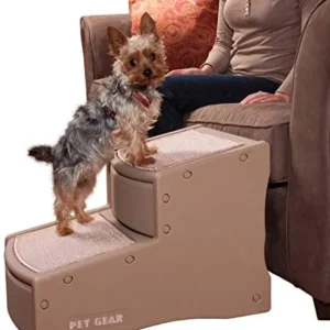 Pet Gear - Scalini per animali domestici 2 scalini, Marrone chiaro
