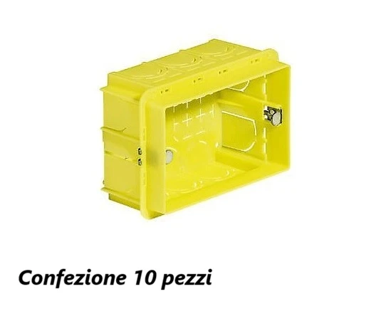 Scatola Universale da Incasso 503 3 Moduli - 10 pz