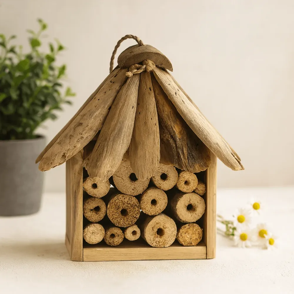 Casa per api e insetti legno di deriva