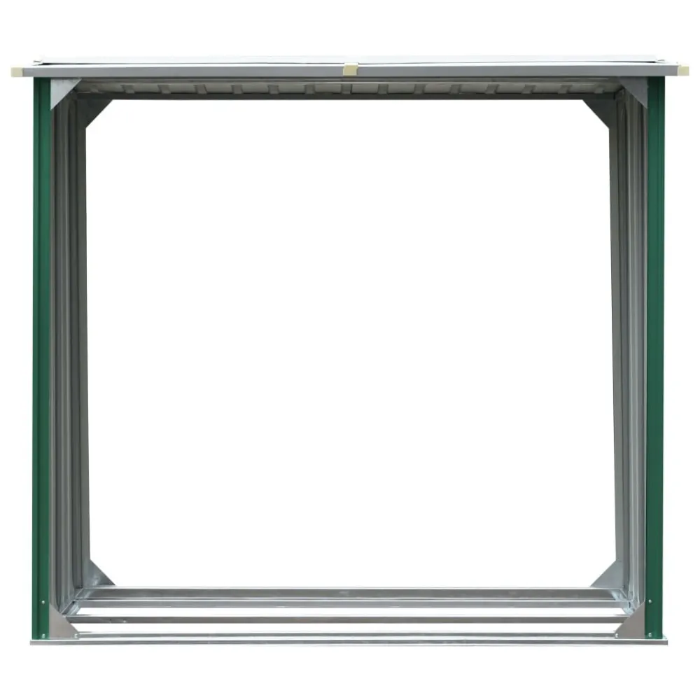 Capannone Acciaio Zincato 172x91x154 cm Verde con Custodia di Trasporto