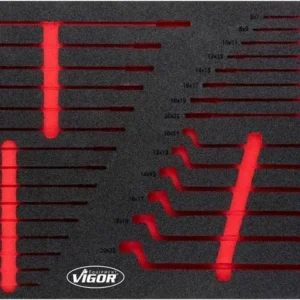 Inserti schiuma morbida bicomponente VIGOR dimensioni inserto/dimensione cassetto: L (563 x 393 x 35 mm) utilizzo: V6726 V...