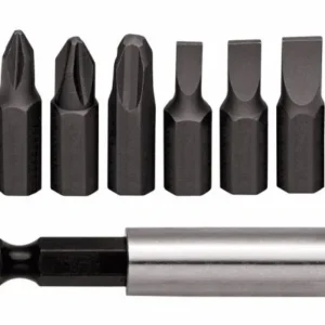 Kit Cavo di Prolunga per Generatore GEDORE scatola portainserti rossa 1/4 PH + SL + portainserti magnetico 7 pezzi 3301345