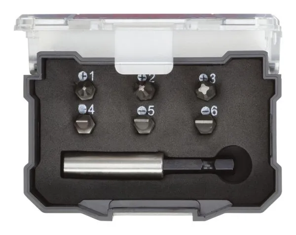 Kit Cavo di Prolunga per Generatore GEDORE scatola portainserti rossa 1/4 PH + SL + portainserti magnetico 7 pezzi 3301345