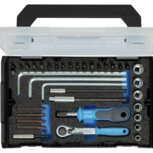 Kit Cavo di Prolunga per Generatore Set di inserti GEDORE 1/4" FLEX con cricchetto per inserti 38 pezzi 3437450