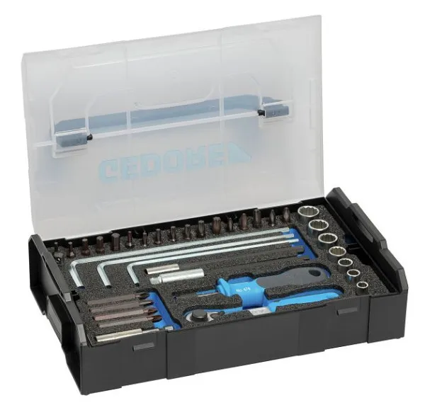 Kit Cavo di Prolunga per Generatore Set di inserti GEDORE 1/4" FLEX con cricchetto per inserti 38 pezzi 3437450