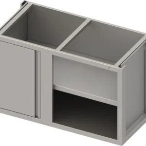 Kit Manutenzione Filtro Aria Stalgast scatola per mobile base angolare acciaio inox versione 2.0 con porta battente parte...