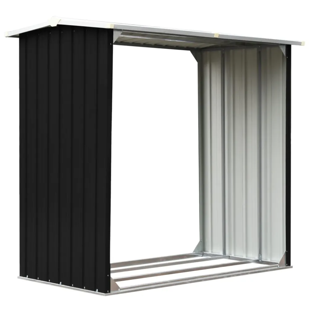 Supporto Antivibrazioni Gomma Capannone Acciaio Zincato 172x91x154 cm Antracite