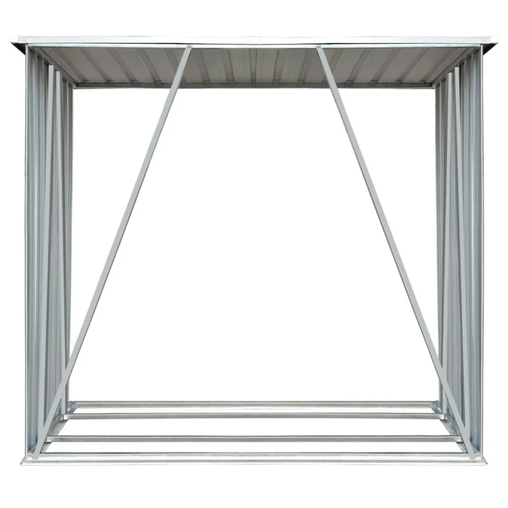 Supporto Antivibrazioni Gomma Capannone da Giardino Acciaio Zincato 163x83x154cm Antracite
