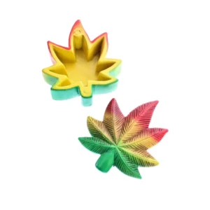 Scatolina Portaoggetti Calamitata - Rasta Leaf
