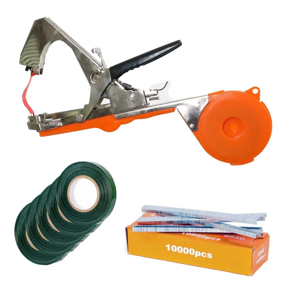 Pinze nastro, legatrice FUXTEC + 5 nastri + punti
