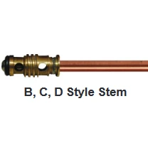 Barriera Vento Prier - C-134CS10 - Stem Assembly - C Style 10" C-134 13 1/16" OAL
