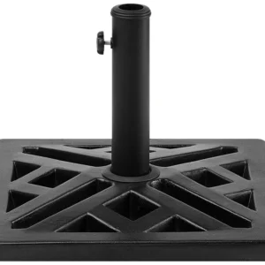 Schermo Privacy Parasol Base CHIETI Nero notte Square