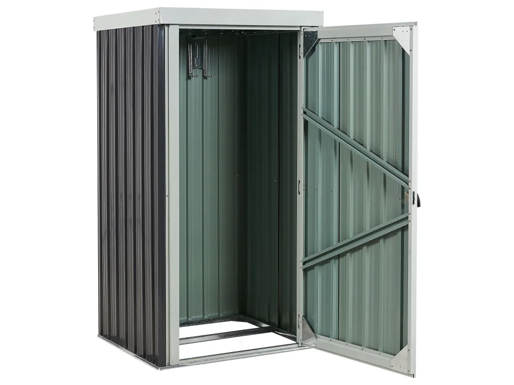 Steel Garden Shed Grey UMBRIA