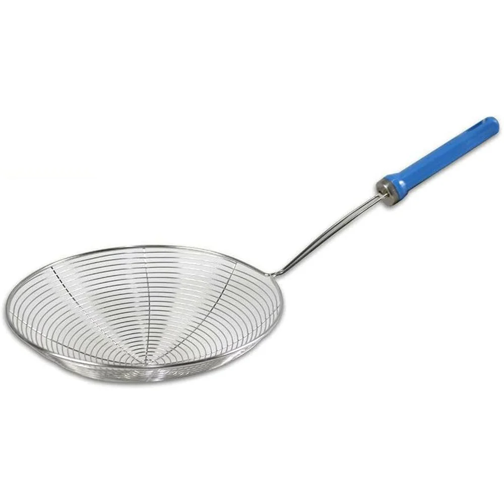 Schiumarola rete acciaio per fritture mestolo da cucina Ø 20 cm